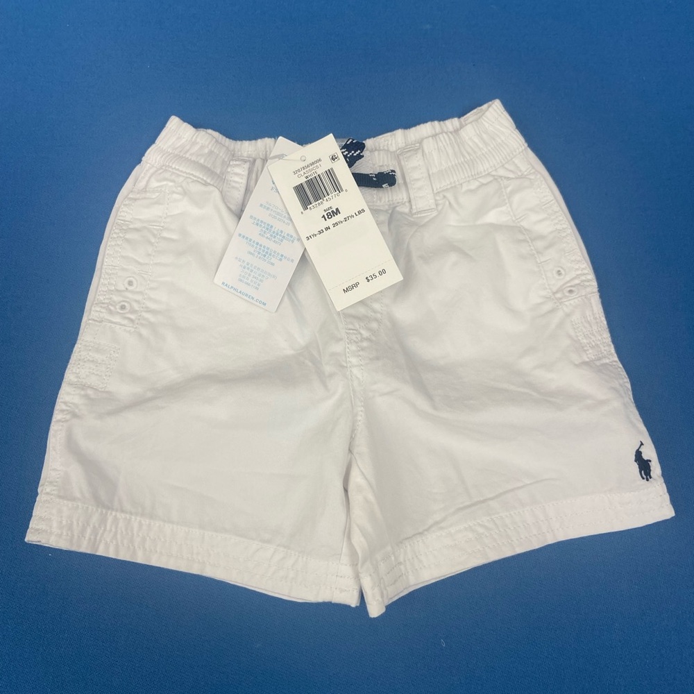 Polo Ralph Lauren White NWT Shorts